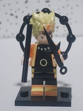 Naruto Shippuden Uzumaki Six Paths anime minifigure from the series, Custom lego